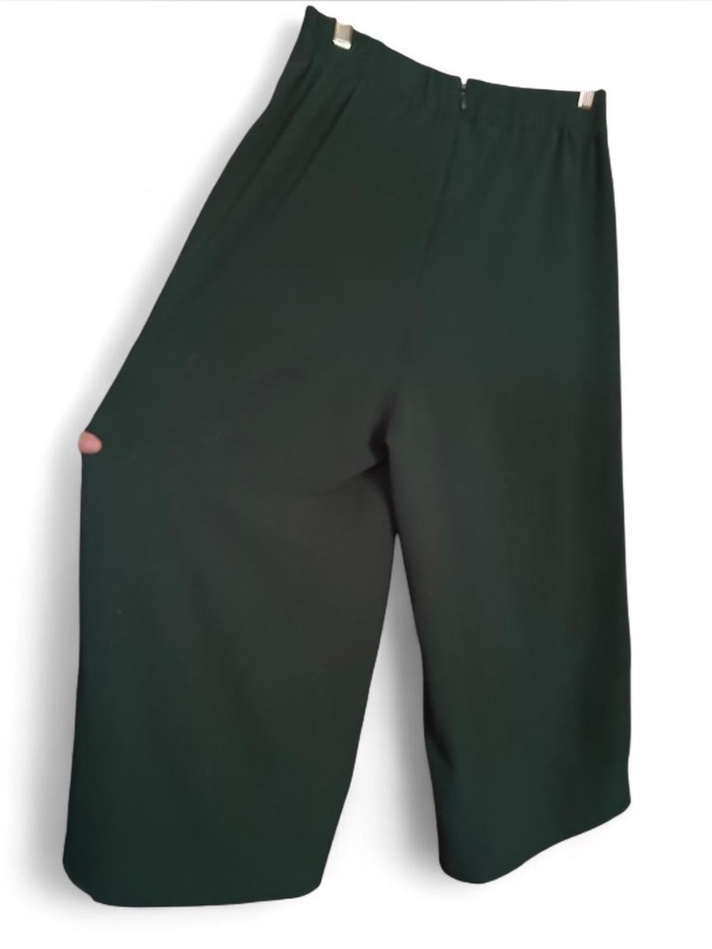 Wide Leg Green Trousers